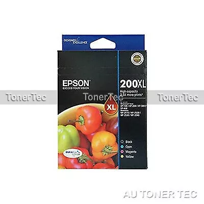 Epson #200XL Genuine T201692 Value Pack Ink=>Expression Home XP400/XP300/XP200 • $104.39